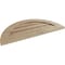 Ekena Millwork Timberthane Hand Hewn Half Round Faux Wood Non-Functional Gable Vent, Primed Tan, 24"W x 12"H GVURHR24X12DHHPR - alternate 5